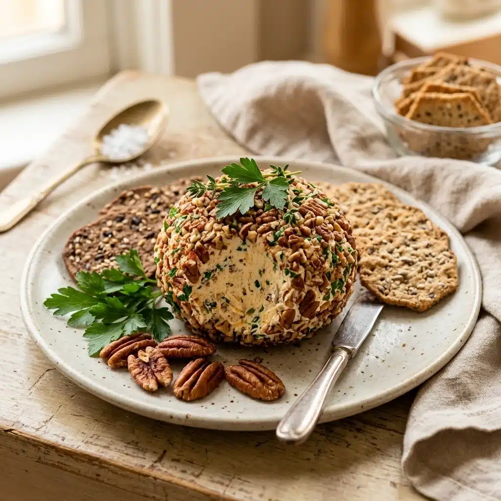 Classic Cheese Ball with Pecans
