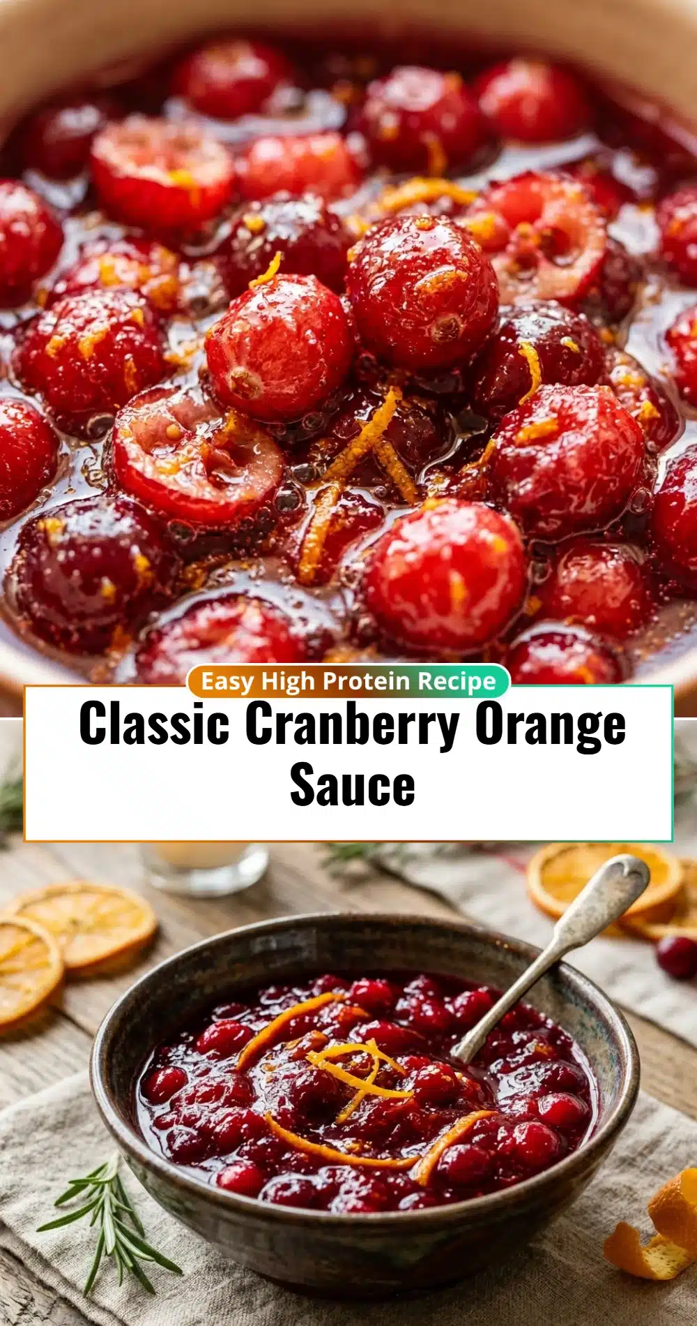 Classic Cranberry Orange Sauce