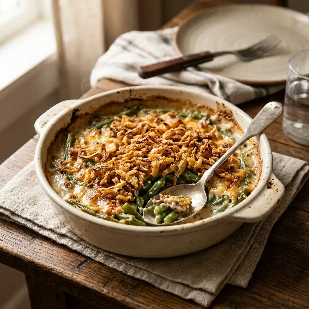 Classic Green Bean Casserole From Scratch