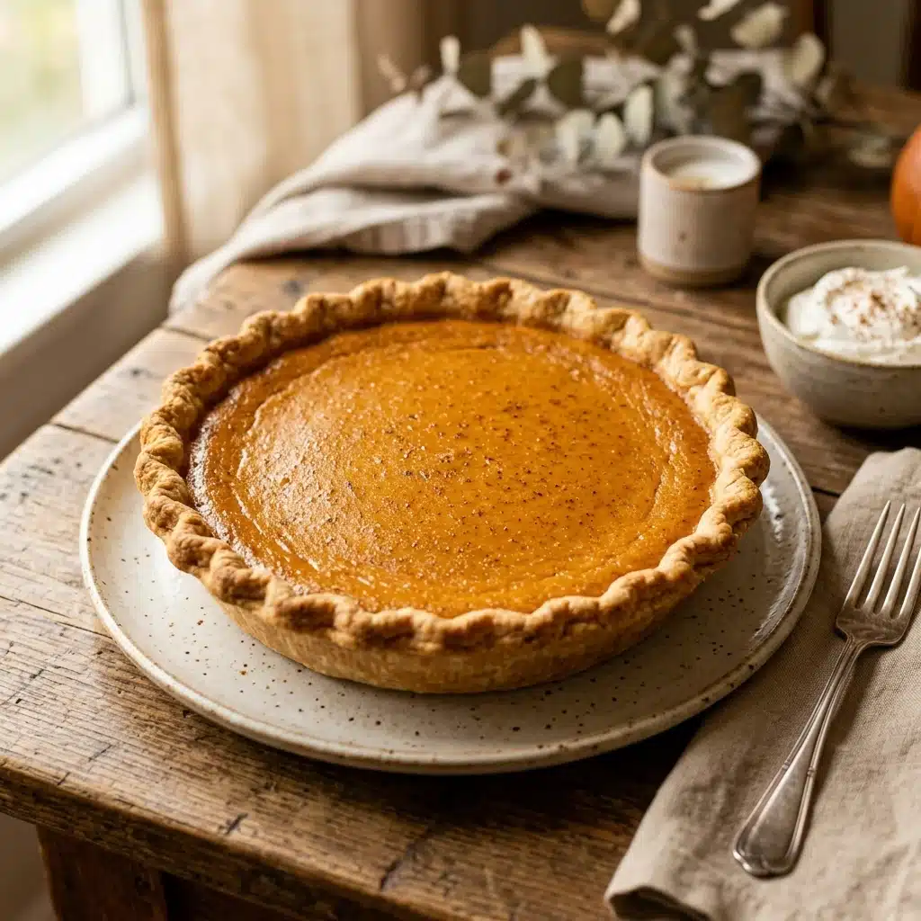 Classic Pumpkin Pie Recipe Easy