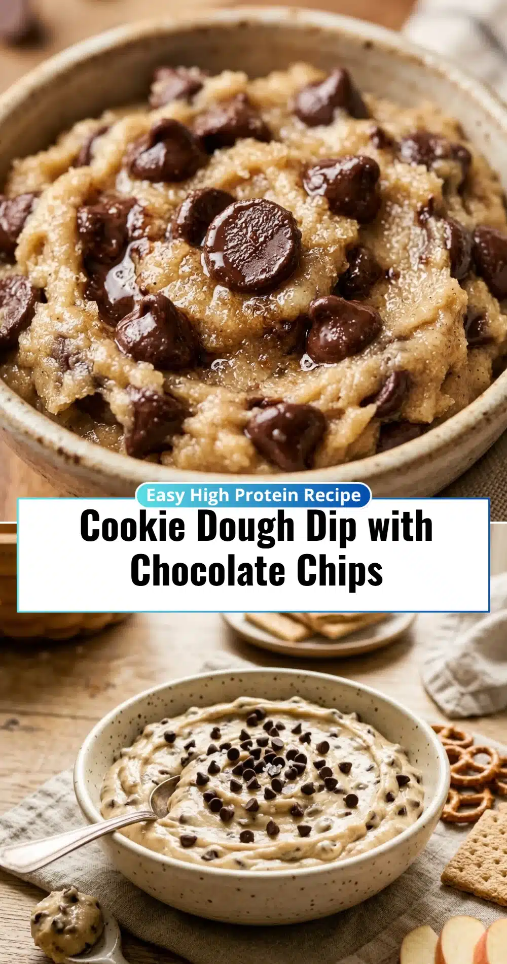Cookie Dough Dip with Chocolate Chips