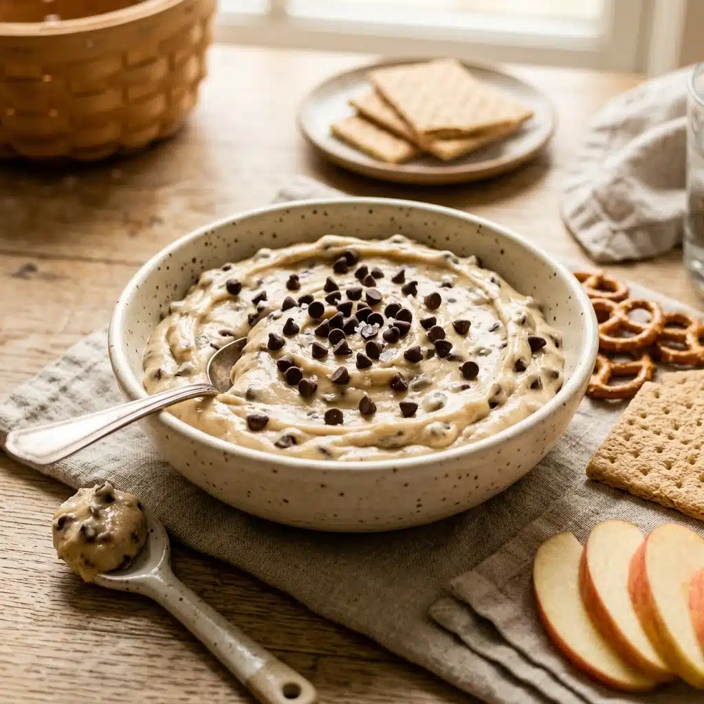 Cookie Dough Dip with Chocolate Chips