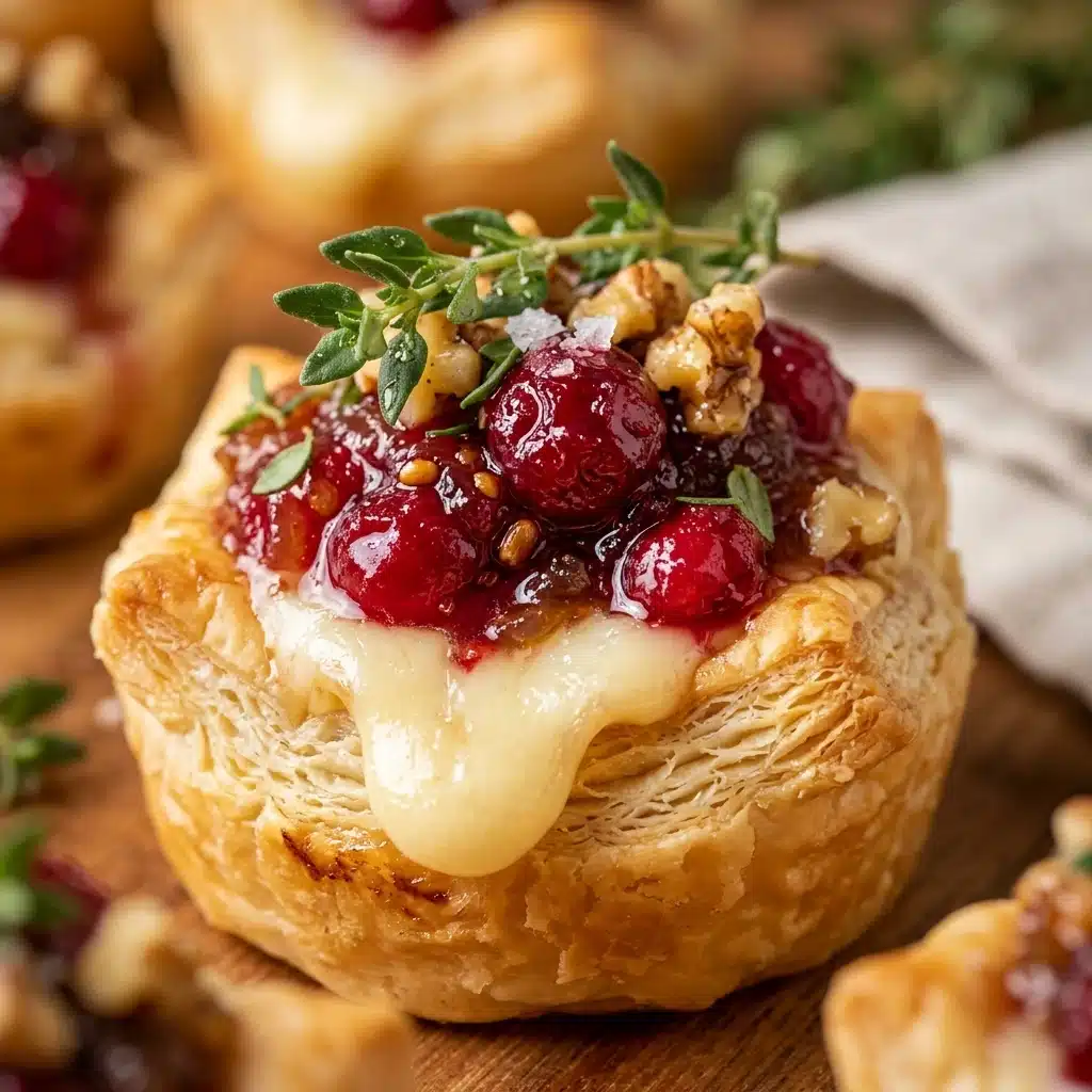 Cranberry Brie Appetizer Bites