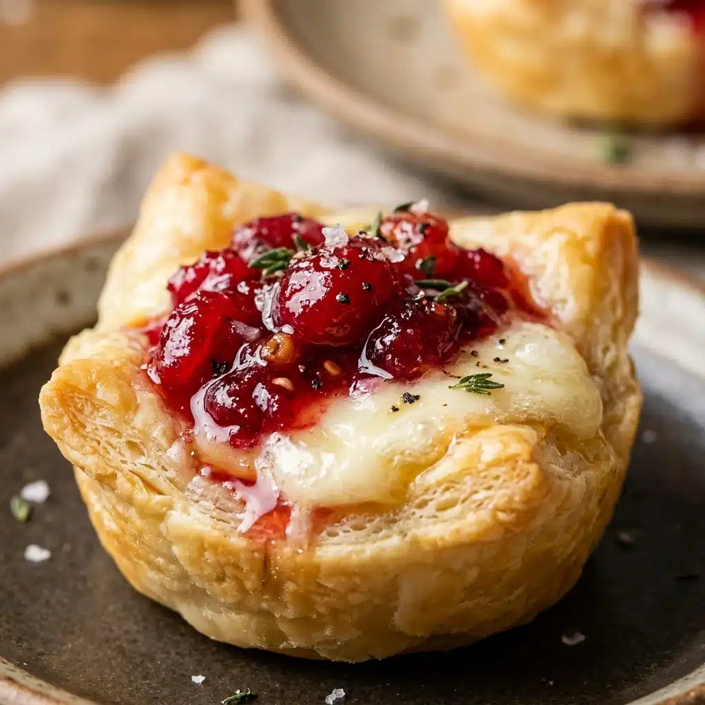 Cranberry Brie Appetizer Bites