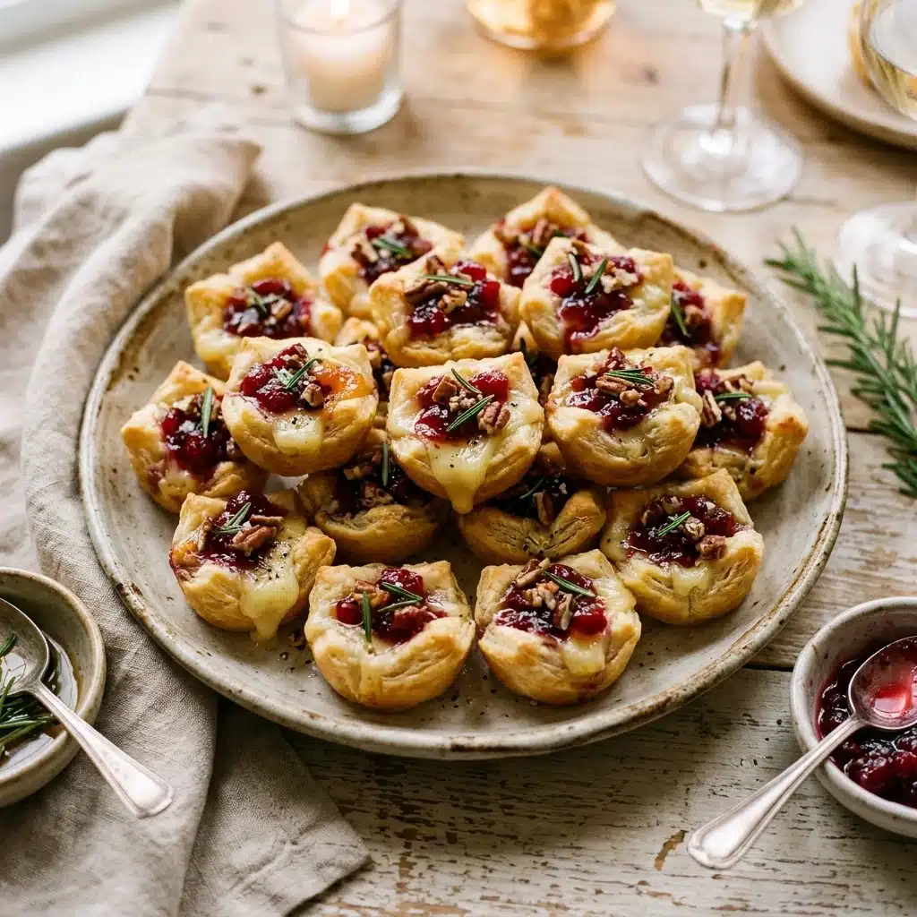 Cranberry Brie Appetizer Bites