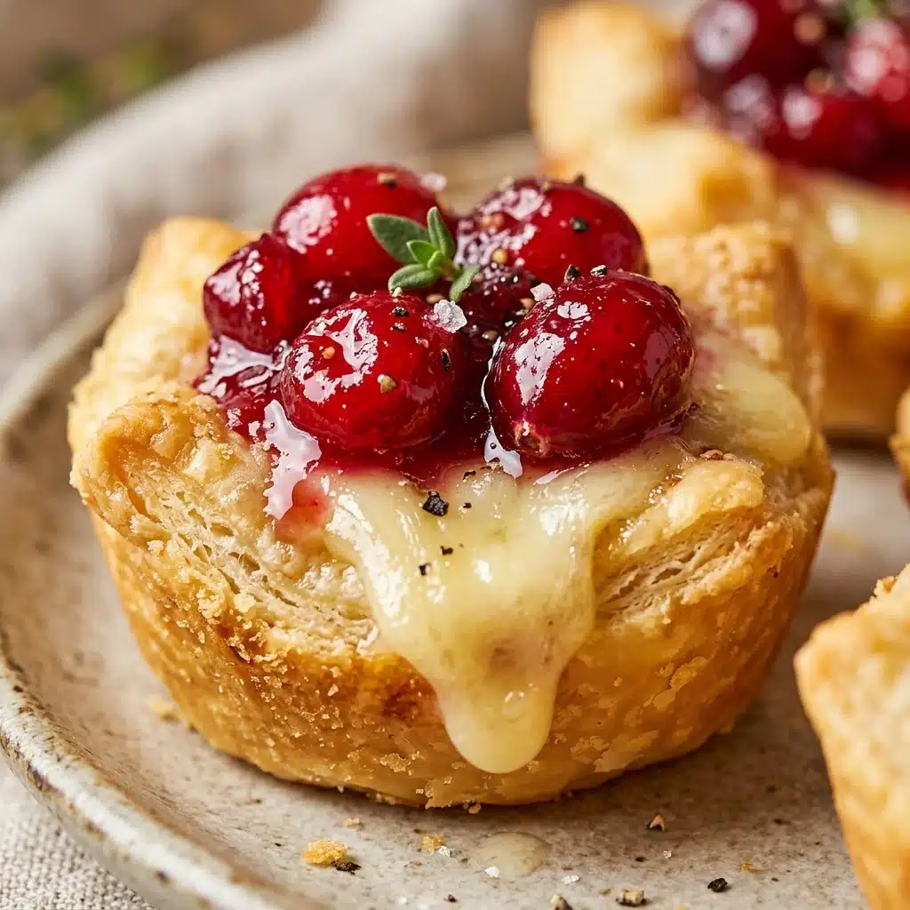 Cranberry Brie Bites