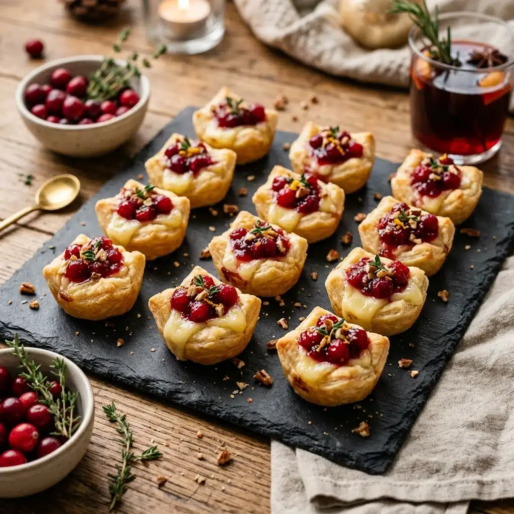 Cranberry Brie Bites