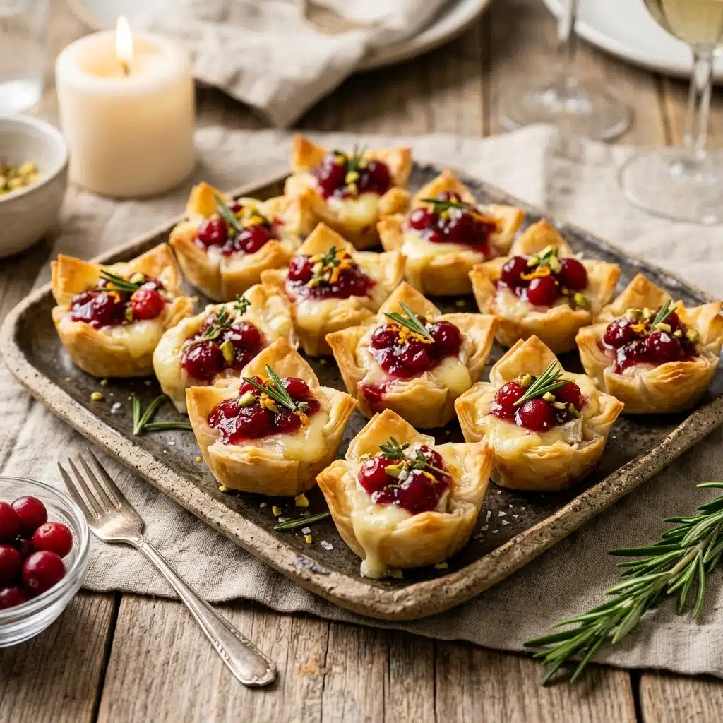 Cranberry Brie Bites