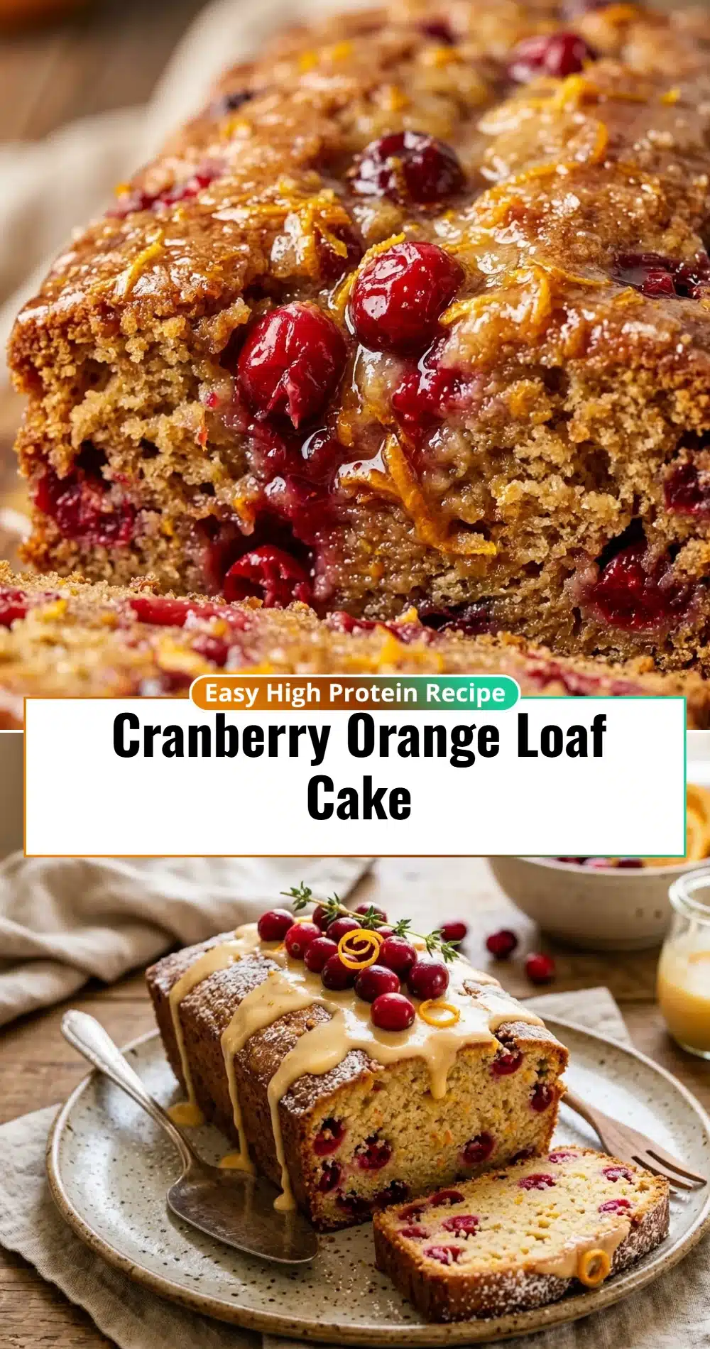 Cranberry Orange Loaf Cake