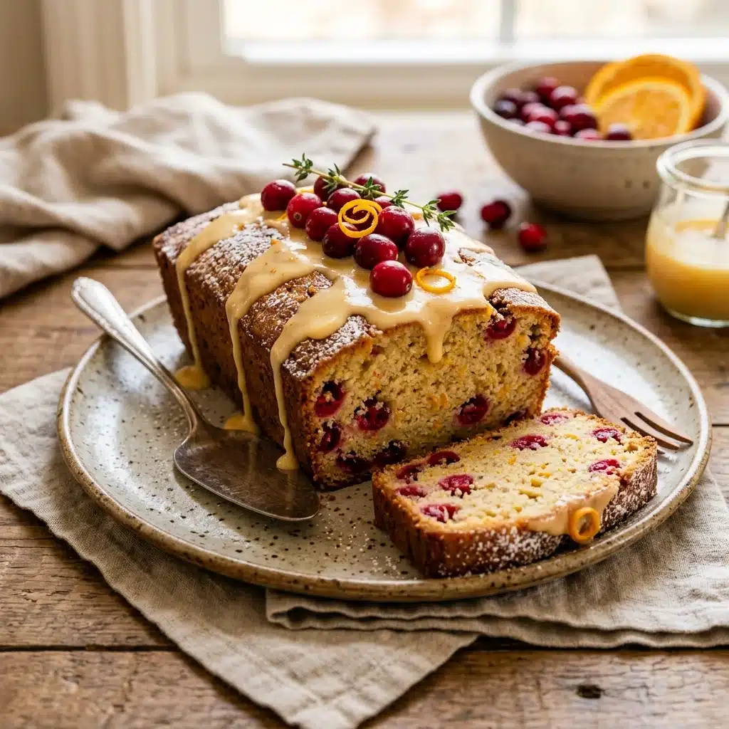 Cranberry Orange Loaf Cake