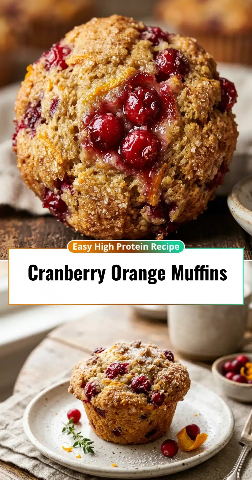Cranberry Orange Muffins