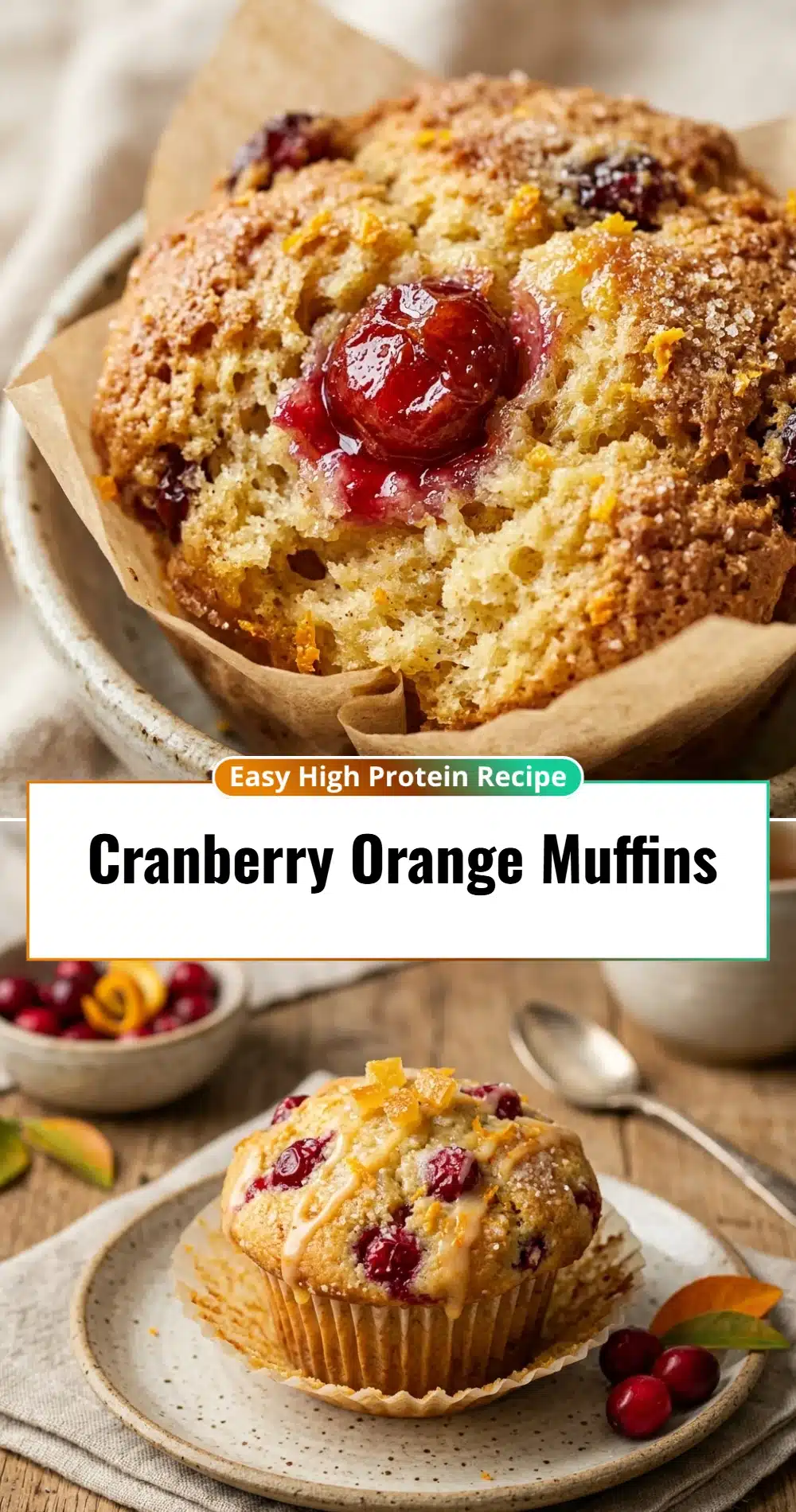 Cranberry Orange Muffins