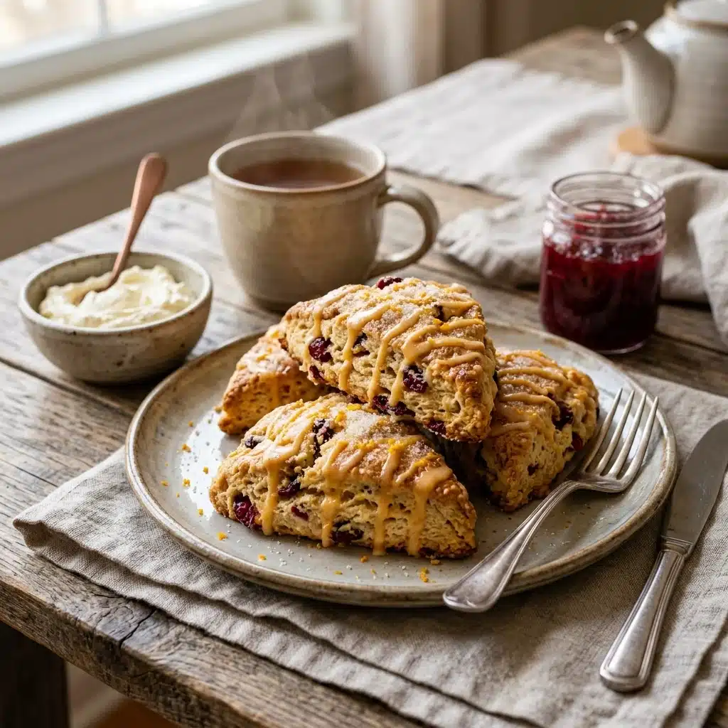 Cranberry Orange Scones