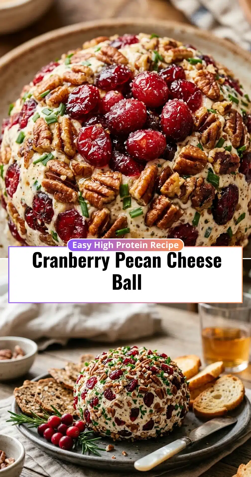 Cranberry Pecan Cheese Ball