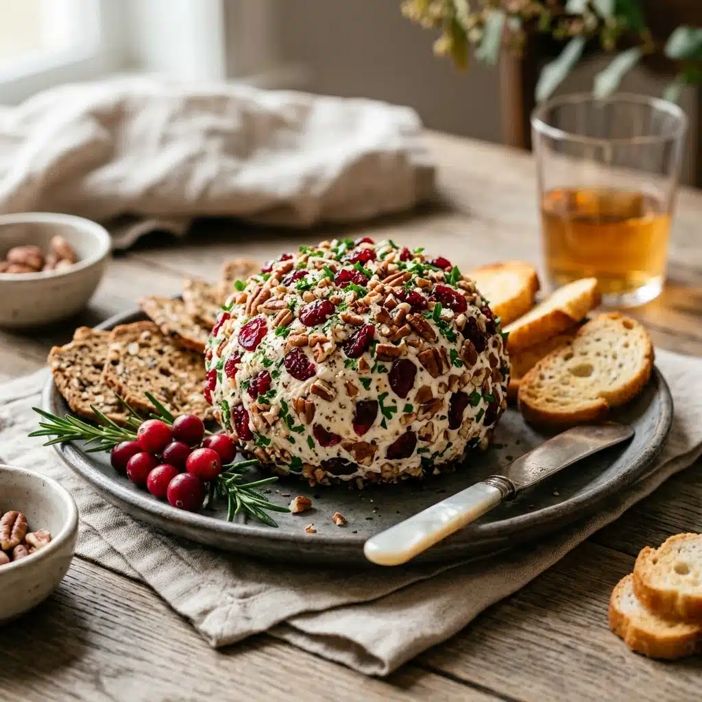 Cranberry Pecan Cheese Ball