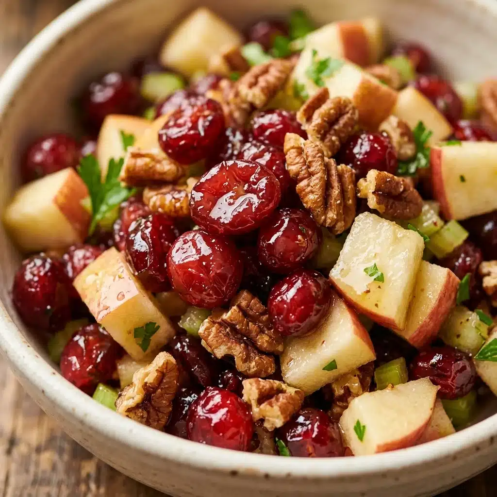 Cranberry Salad with Apples and Pecans