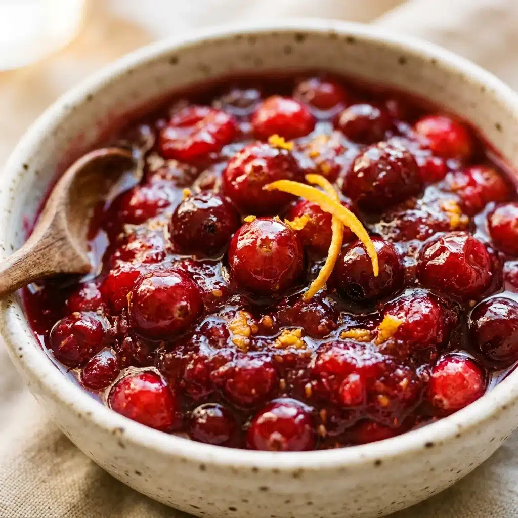 Cranberry Sauce With Orange Juice