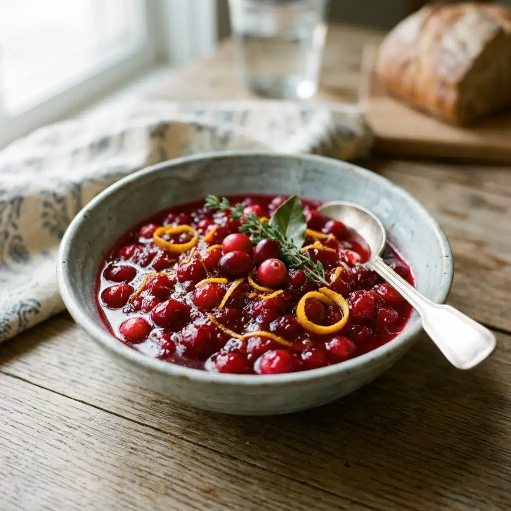 Cranberry Sauce With Orange Juice