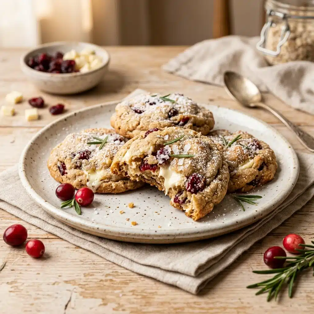 Cranberry White Chocolate Cookies