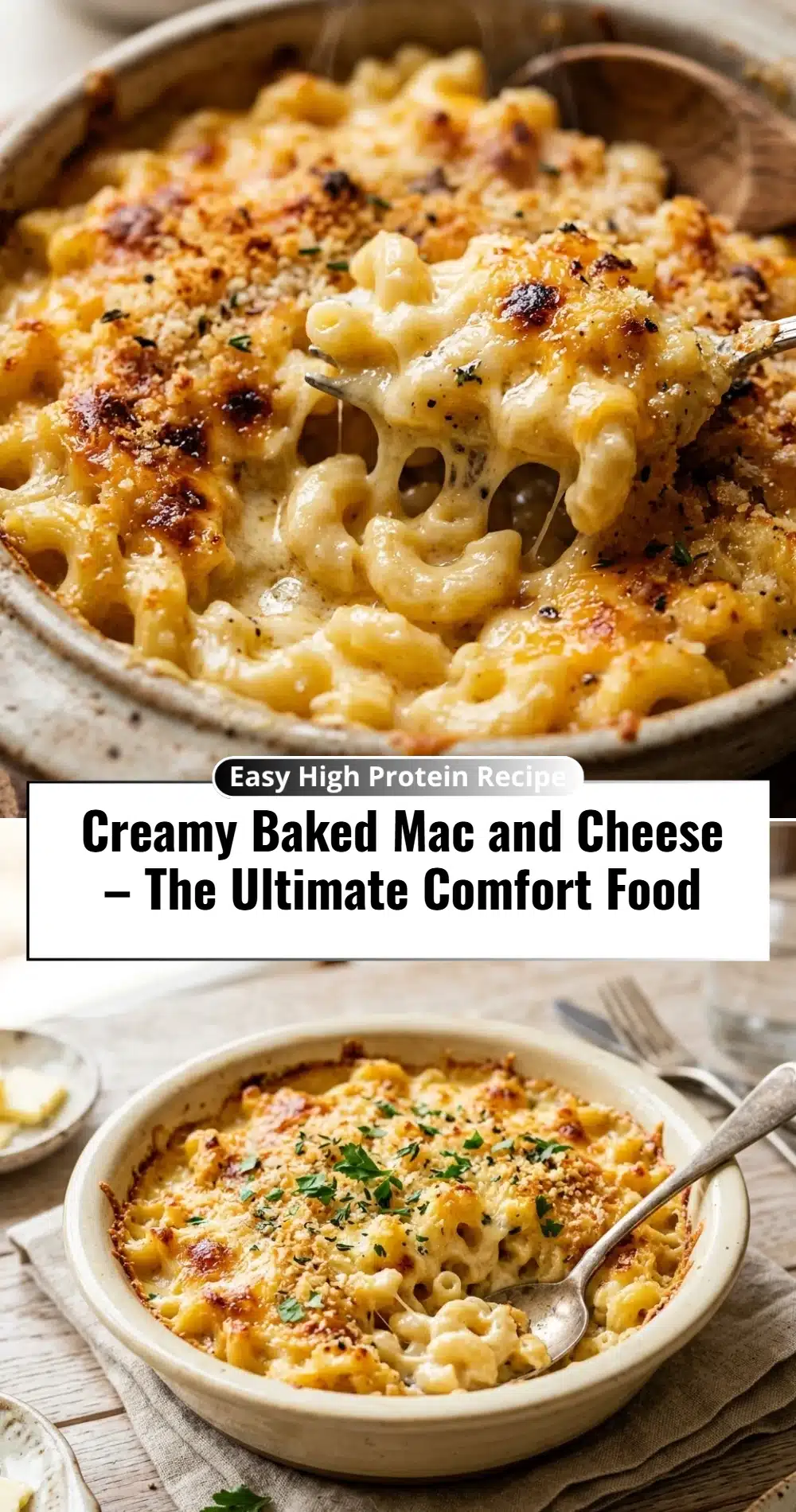 Creamy Baked Mac and Cheese – The Ultimate Comfort Food