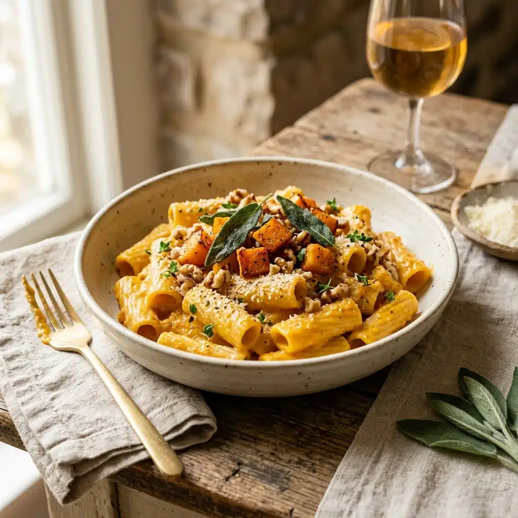 Creamy Butternut Squash Pasta