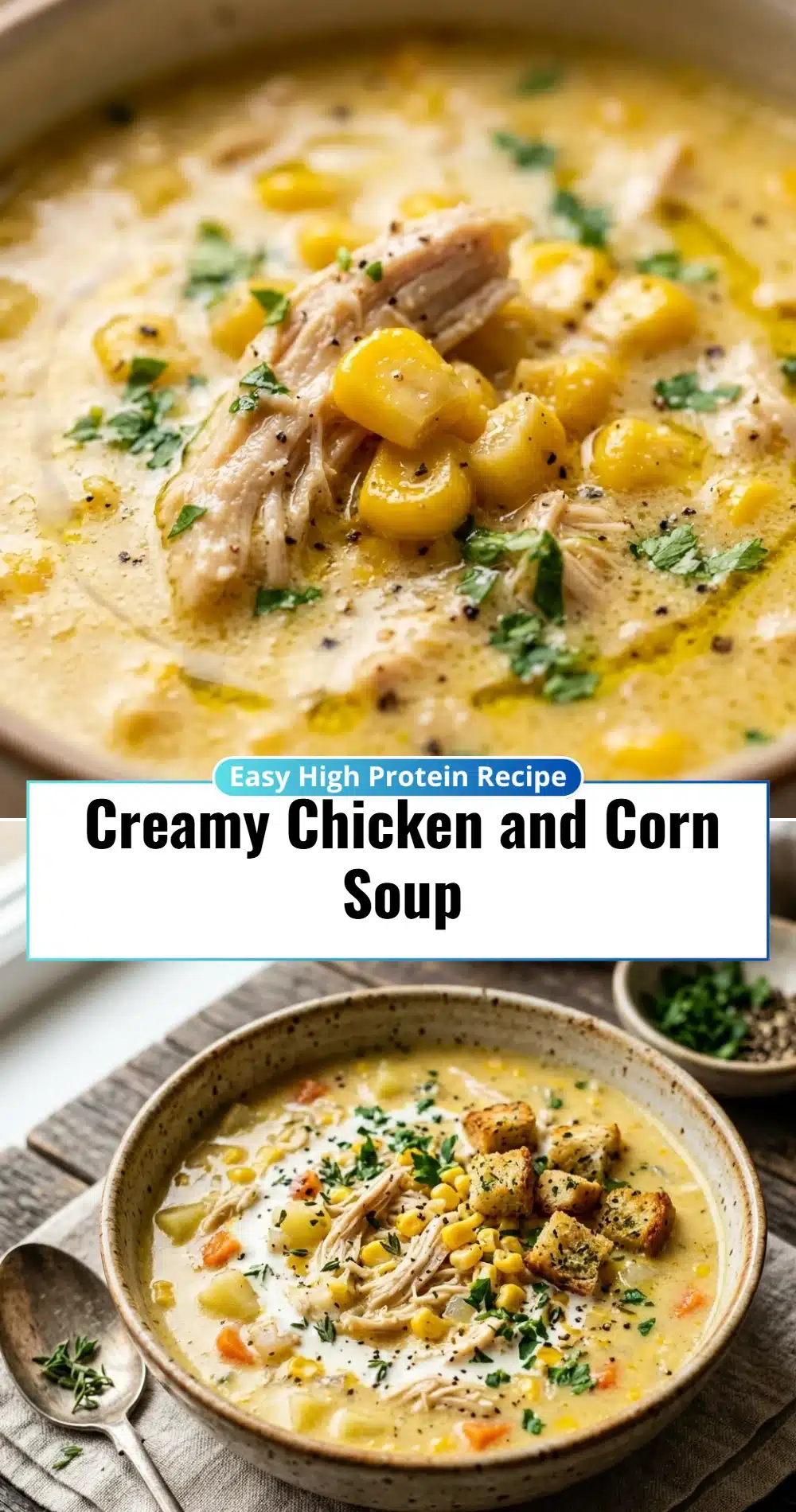 Creamy Chicken and Corn Soup