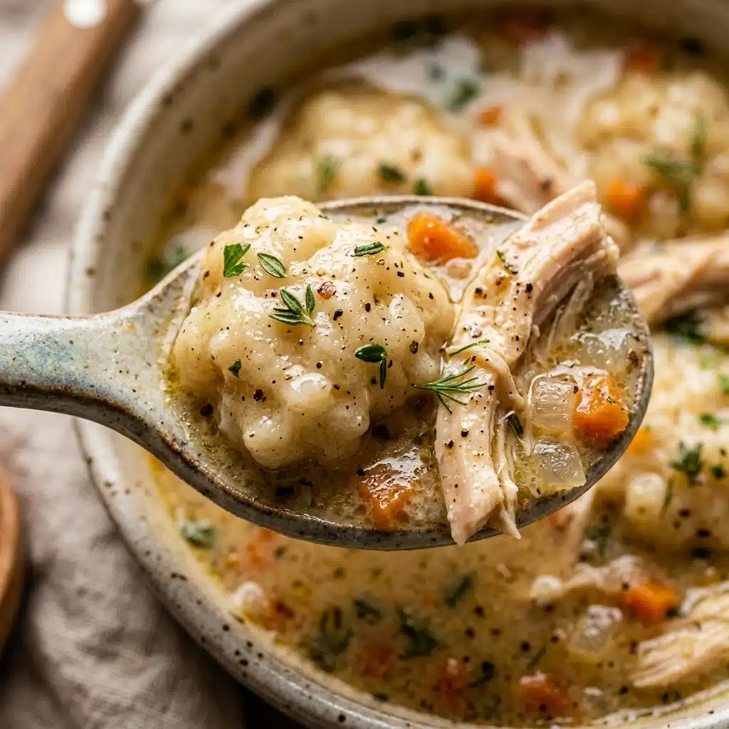 Creamy Chicken and Dumplings Soup Recipe