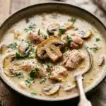 Creamy Chicken and Mushroom Soup