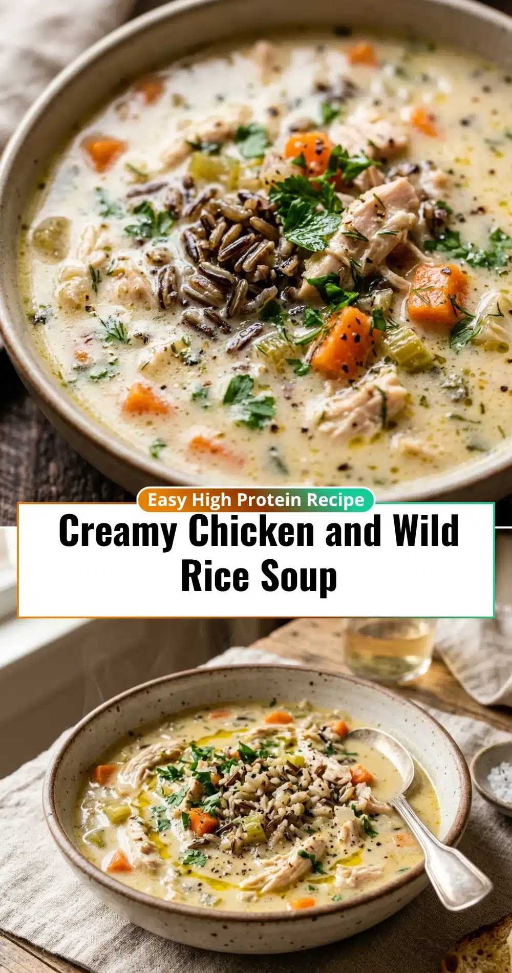 Creamy Chicken and Wild Rice Soup