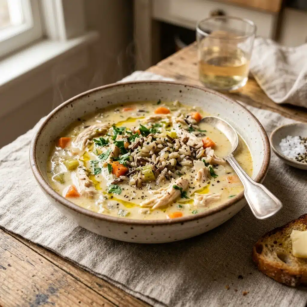 Creamy Chicken and Wild Rice Soup