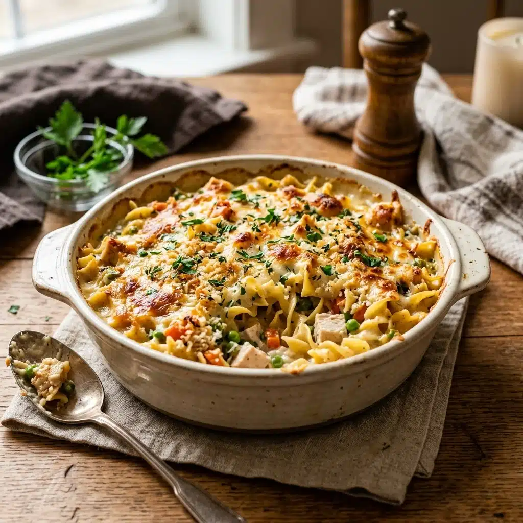 Creamy Chicken Noodle Casserole