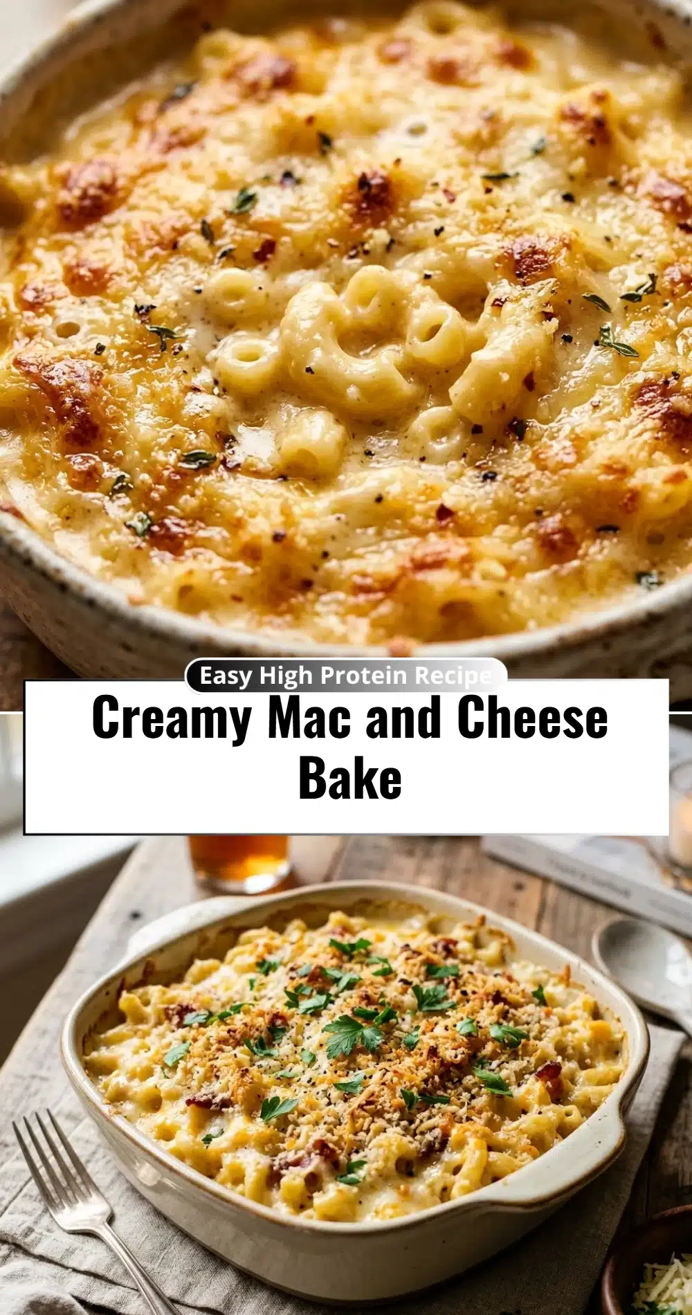 Creamy Mac and Cheese Bake