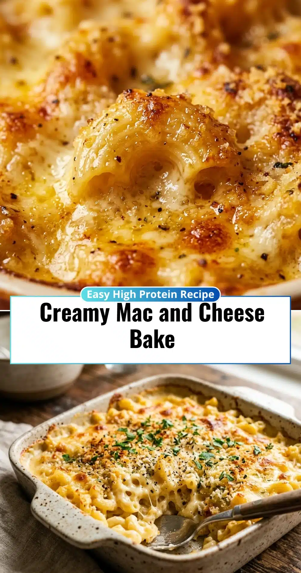 Creamy Mac and Cheese Bake