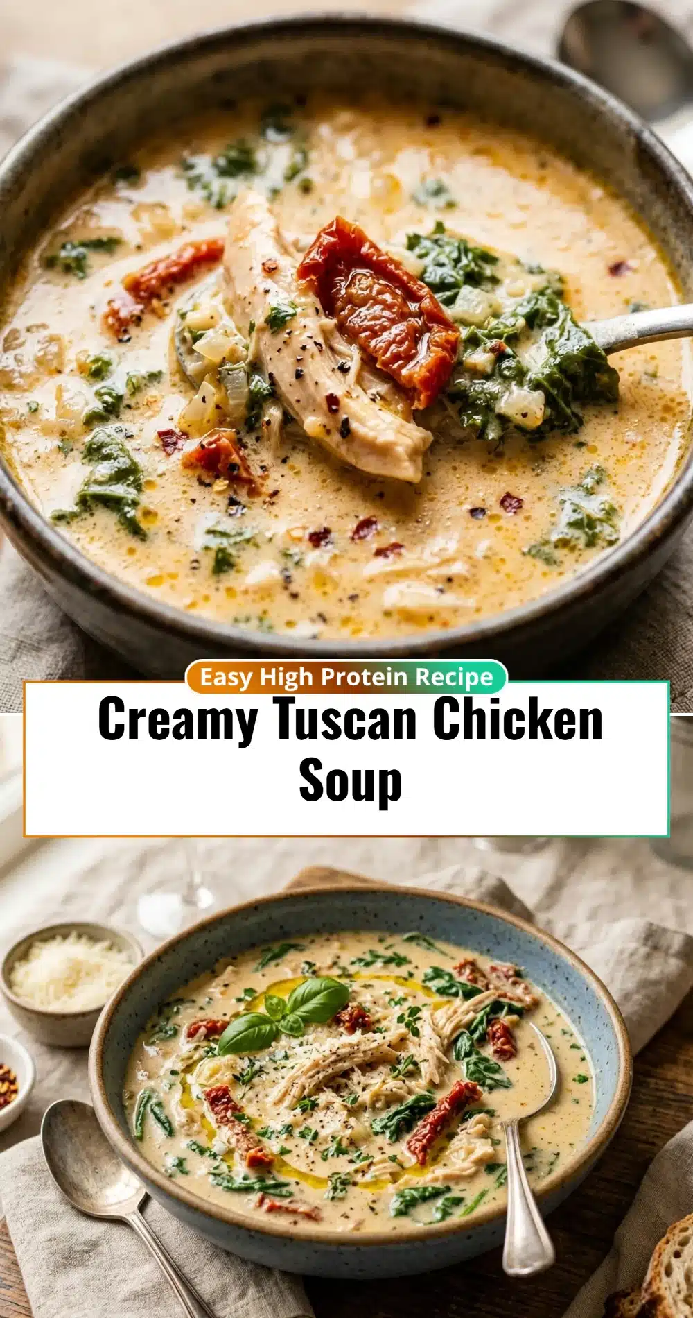 Creamy Tuscan Chicken Soup