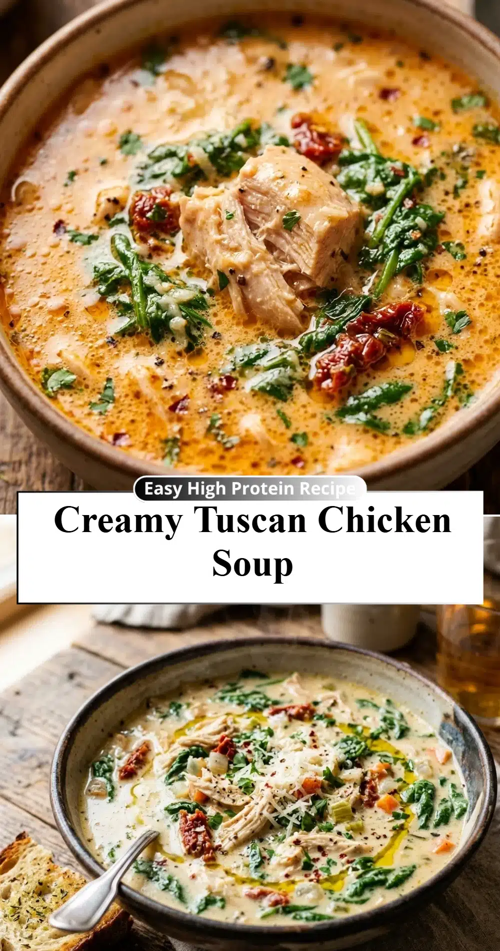 Creamy Tuscan Chicken Soup