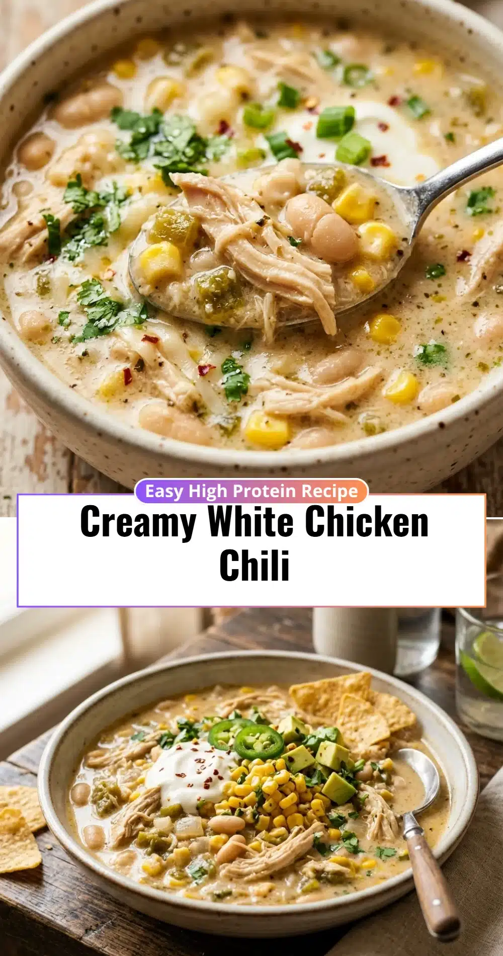 Creamy White Chicken Chili