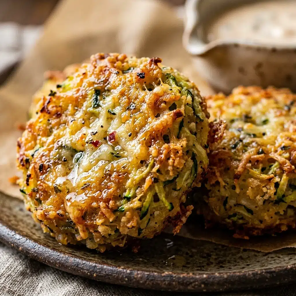 Crispy Cheesy Baked Zucchini Tots