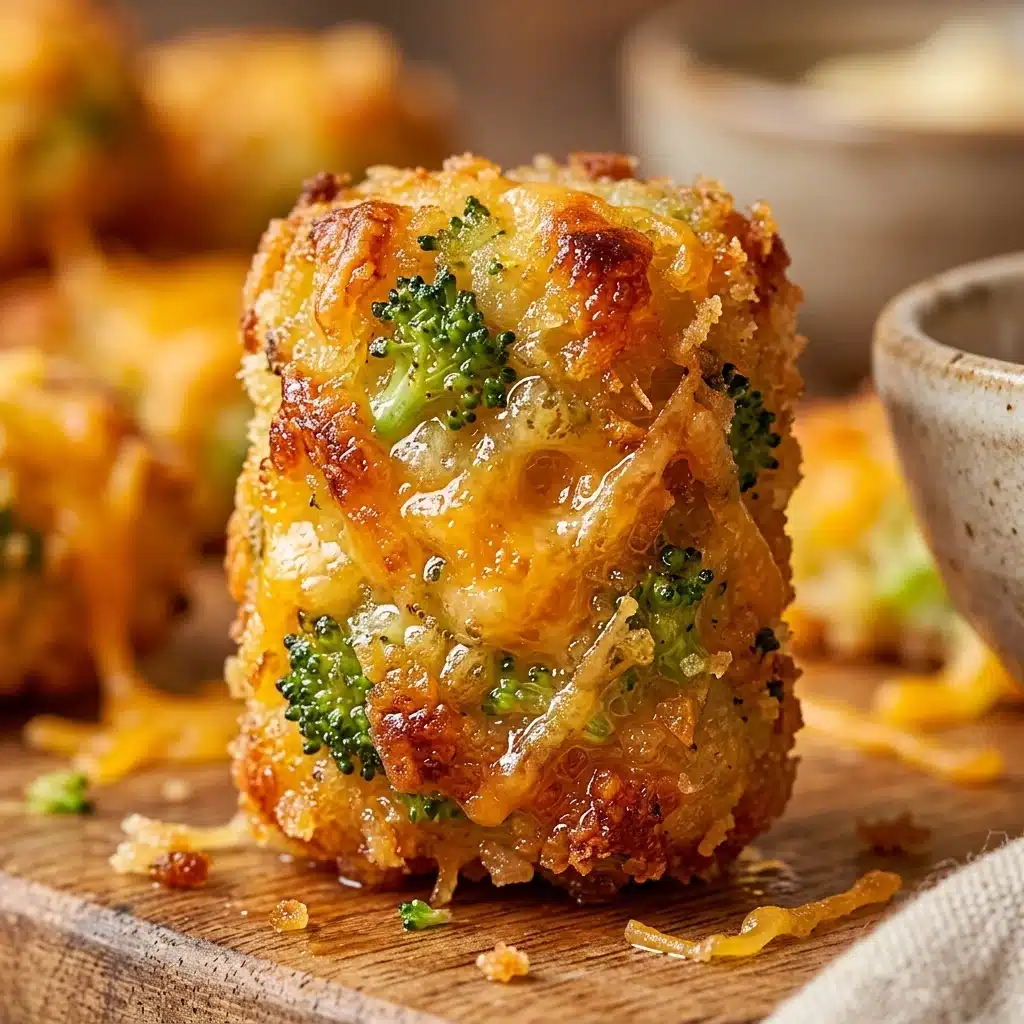 Crispy Cheesy Broccoli Tots