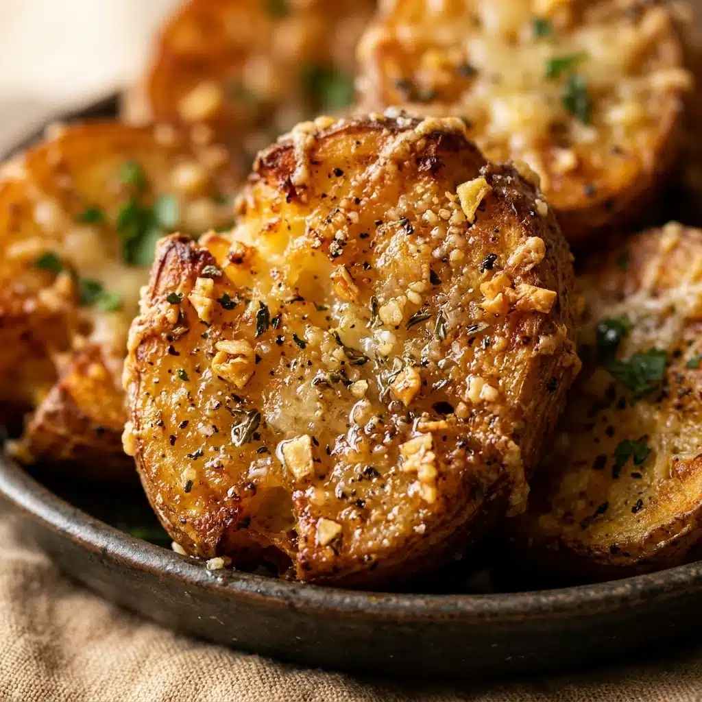 Crispy Garlic Parmesan Roasted Potatoes – Easy Side Dish