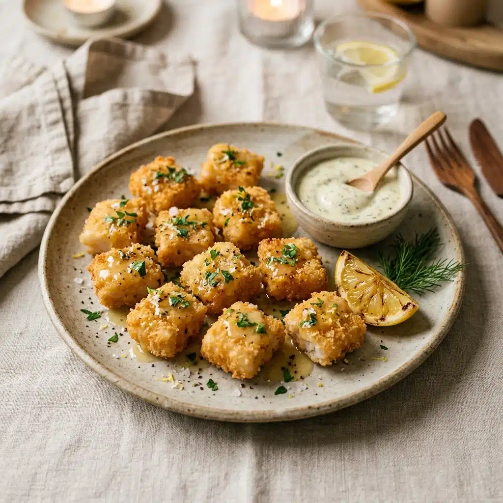 Crispy Lemon Butter Fish Bites – Easy Seafood Appetizer