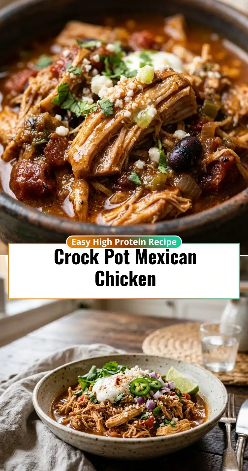 Crock Pot Mexican Chicken