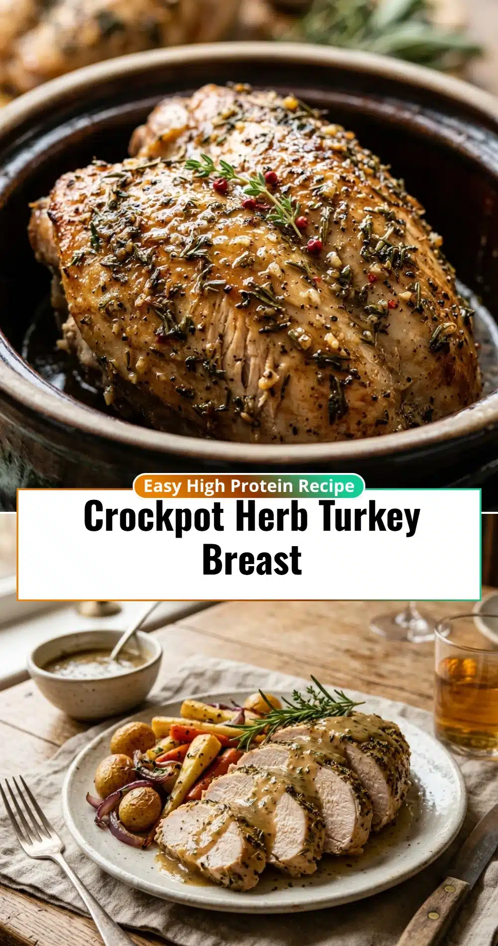 Crockpot Herb Turkey Breast
