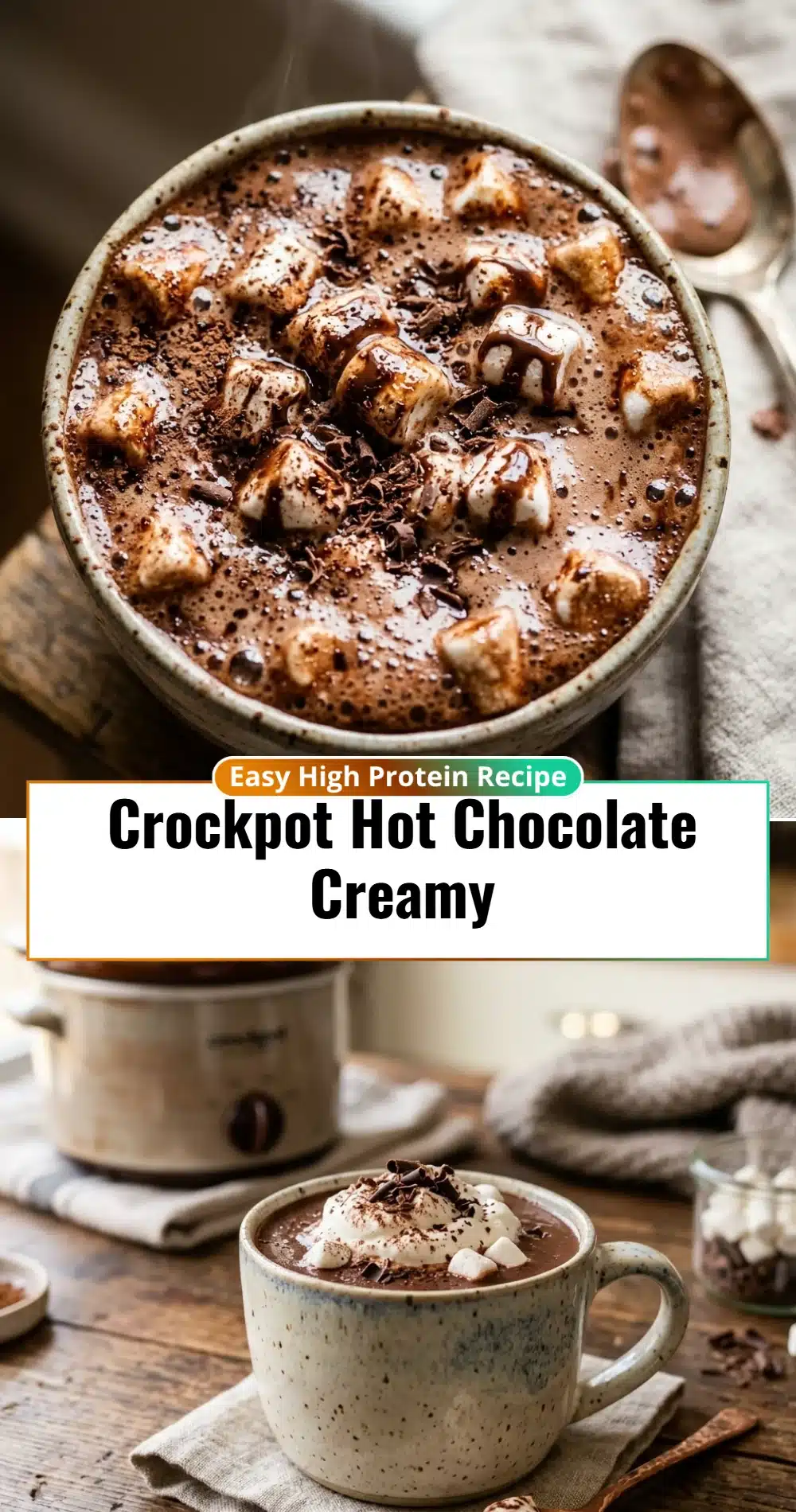 Crockpot Hot Chocolate Creamy