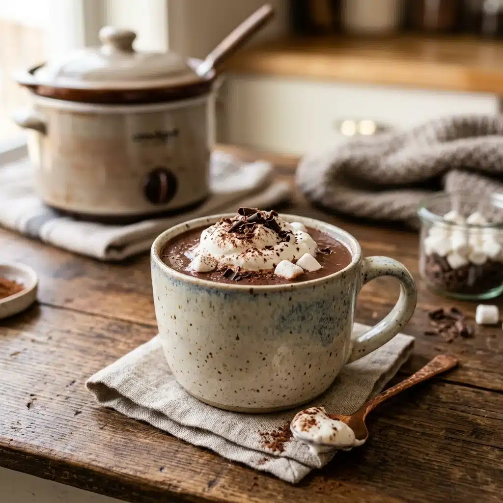Crockpot Hot Chocolate Creamy