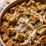 Easy Chicken Stuffing Casserole