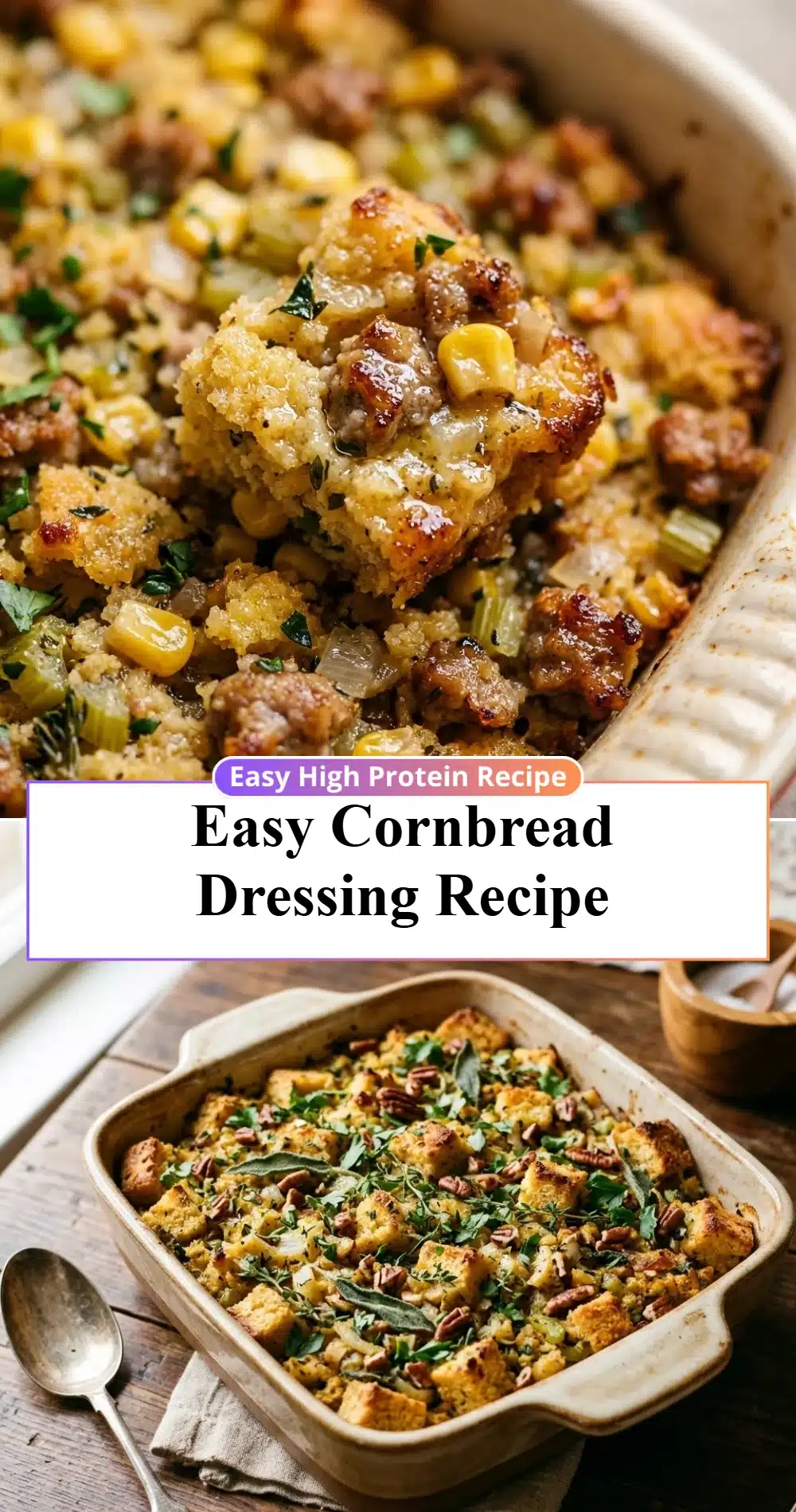 Easy Cornbread Dressing Recipe