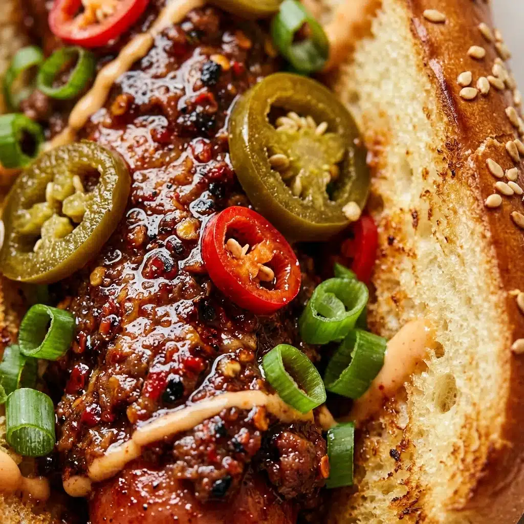 Firecracker Beef Hot Dogs
