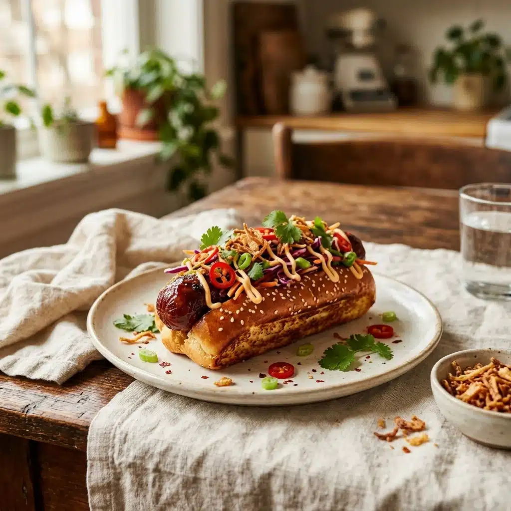 Firecracker Beef Hot Dogs