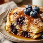 Fluffy Blueberry Pancakes – Easy Homemade Breakfast Recipe