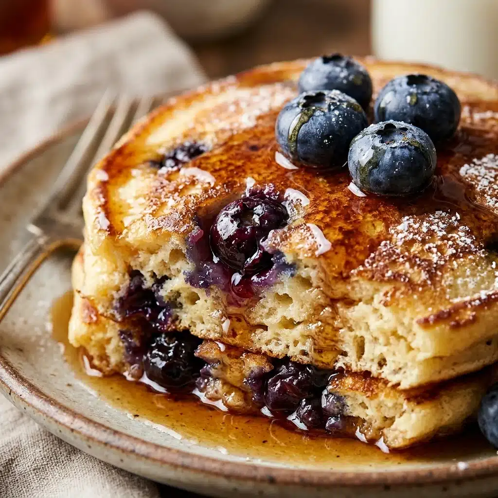 Fluffy Blueberry Pancakes – Easy Homemade Breakfast Recipe